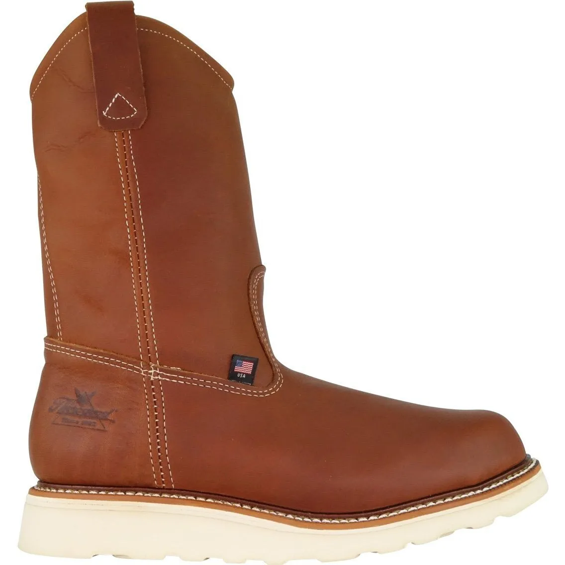 Thorogood Men's USA Made Amer Heritage Steel Toe Wel Wedge Work Boot 804-4205