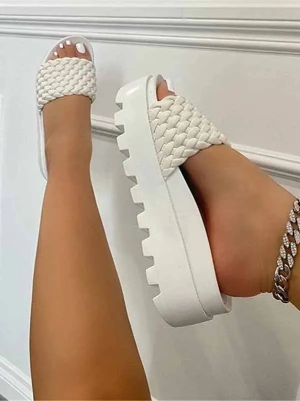 Toleet Braided Platform Sandals