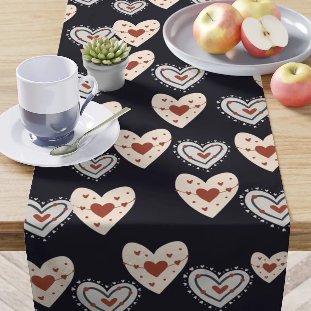 Valentine's Day Table Runner / Heart Table Runner
