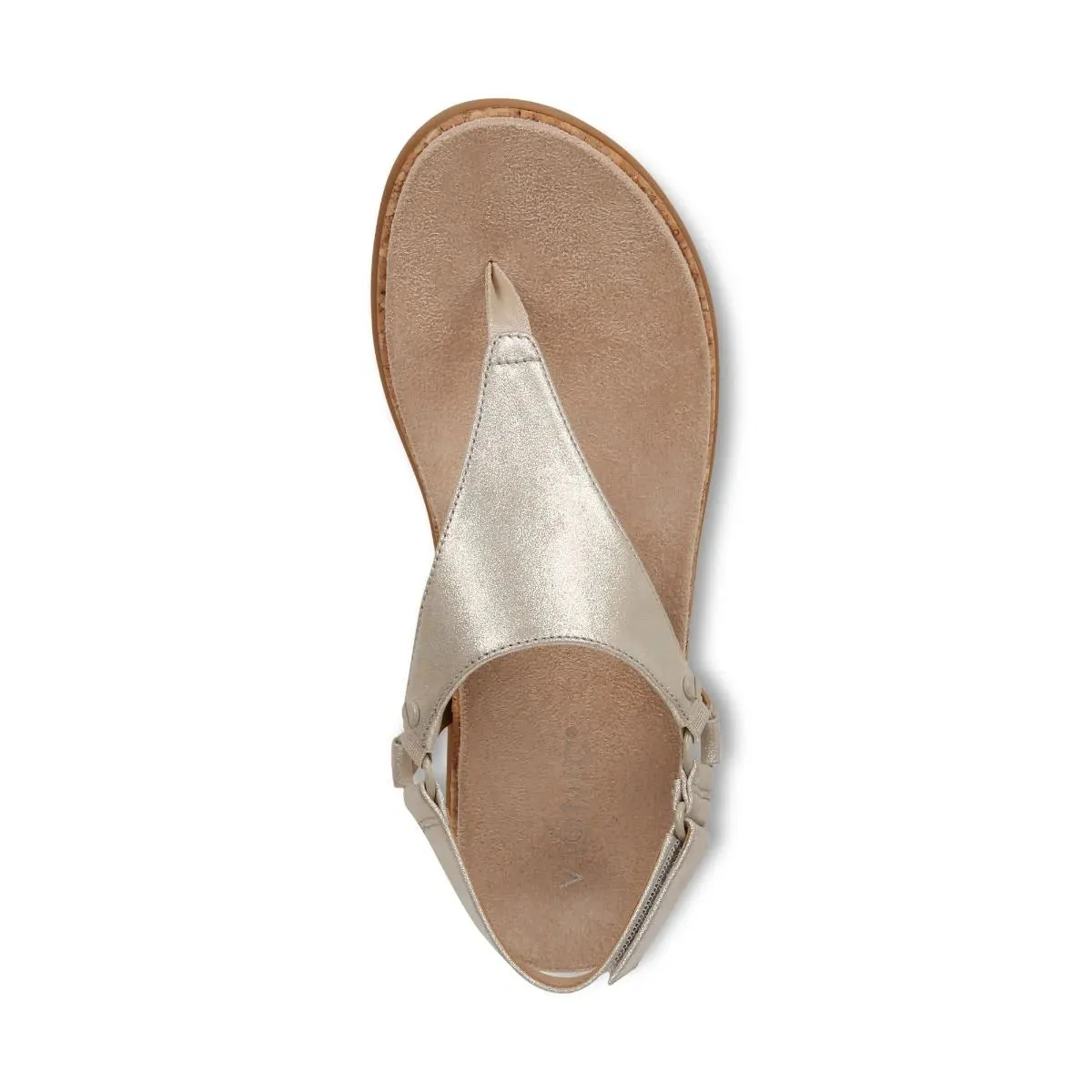 Vionic Kirra II Gold Metallic Leather Women's Sandal