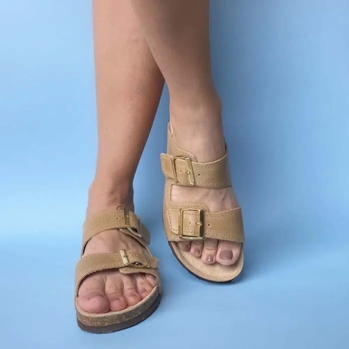 WALKER: colour beige - ladies orthotic sandal