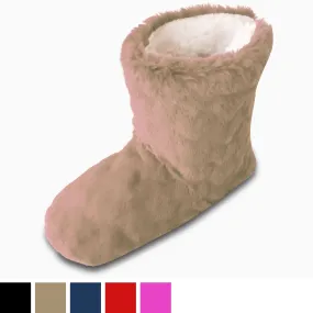 Winter Cut Pile Design Embossed Slipper Boots
