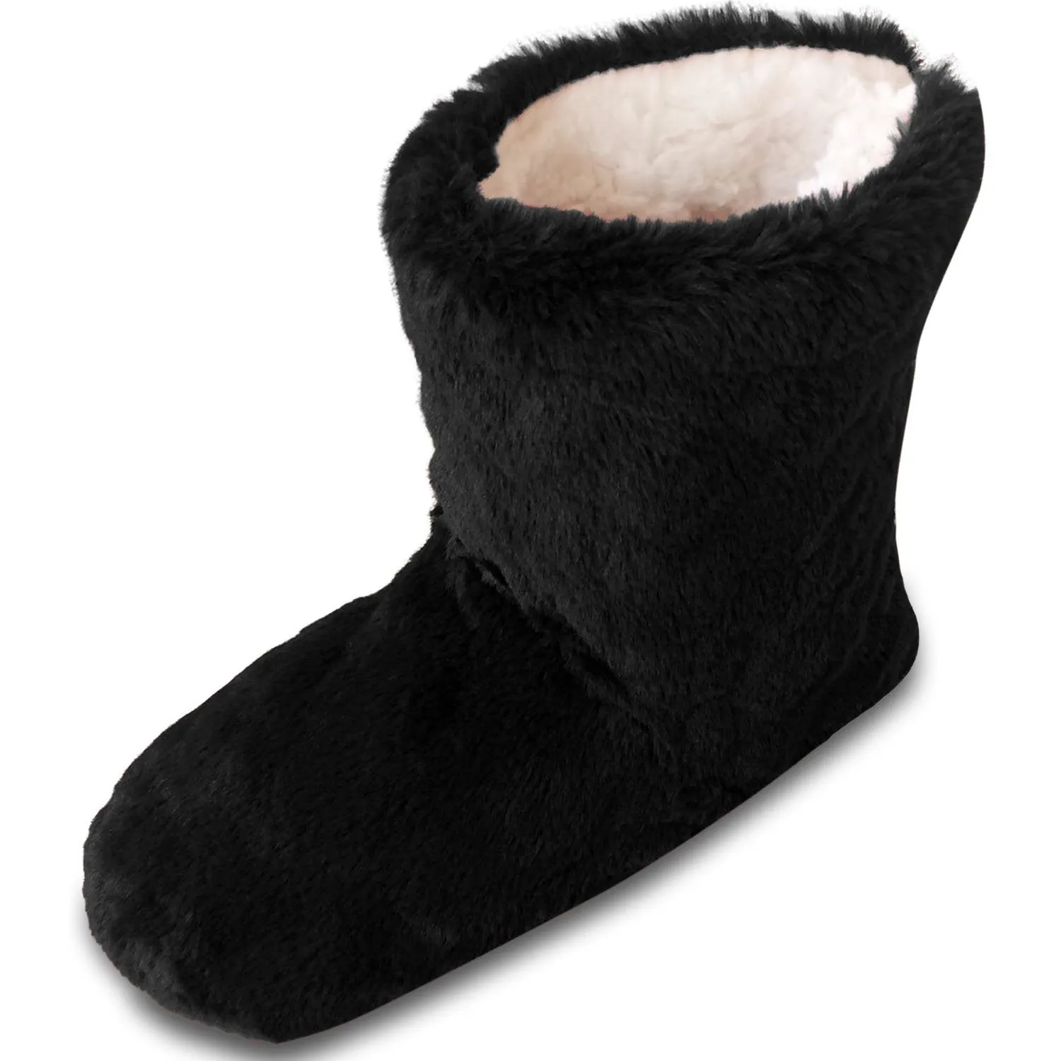 Winter Cut Pile Design Embossed Slipper Boots