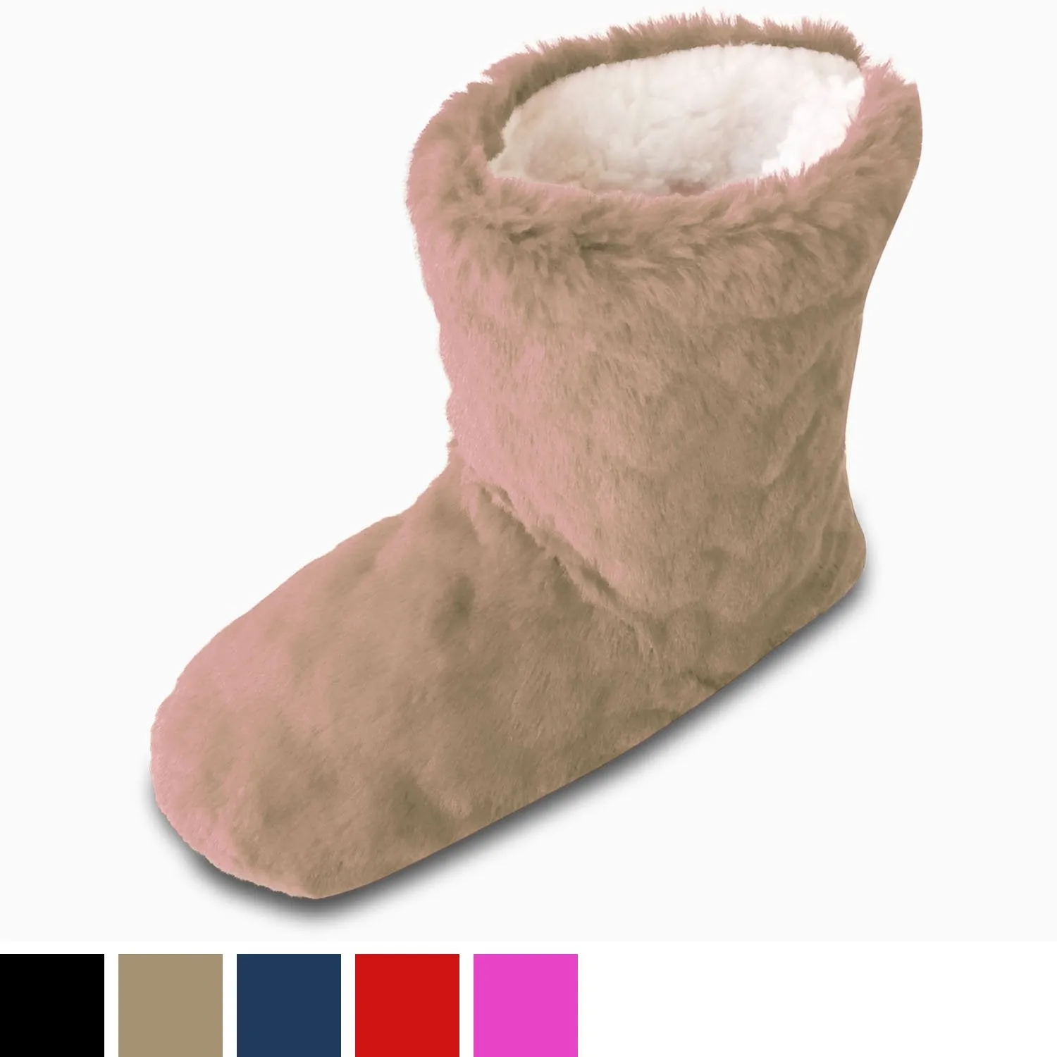 Winter Cut Pile Design Embossed Slipper Boots