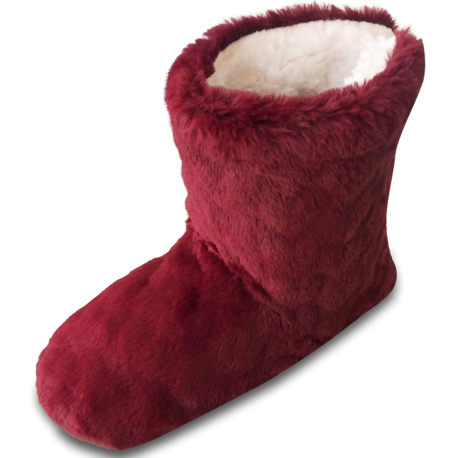 Winter Cut Pile Design Embossed Slipper Boots