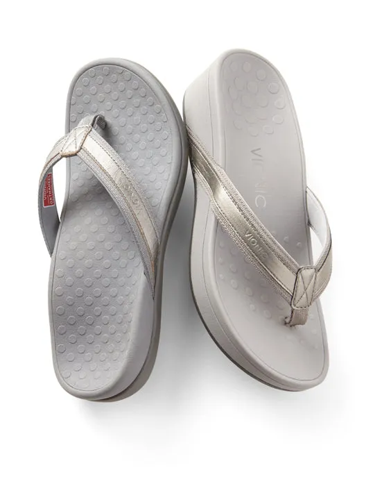 Womens Vionic Tide II Toe Post Sandal Pewter