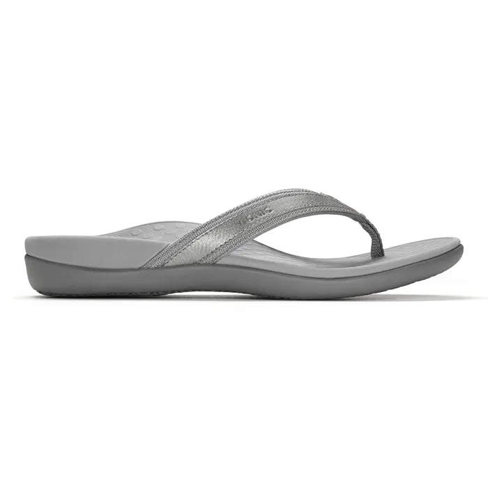 Womens Vionic Tide II Toe Post Sandal Pewter