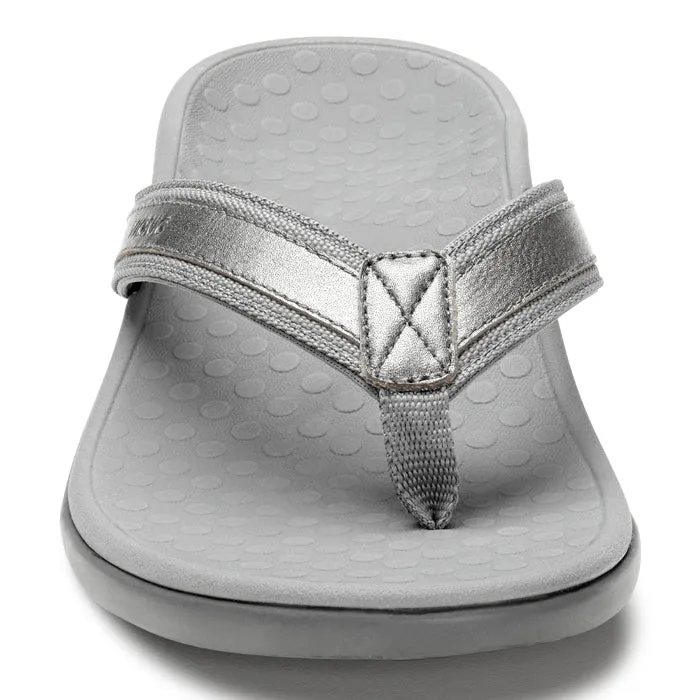 Womens Vionic Tide II Toe Post Sandal Pewter