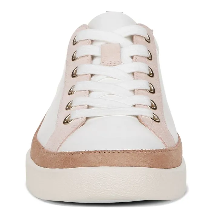 Womens Vionic Winny Lace Up Sneaker in White/Gold