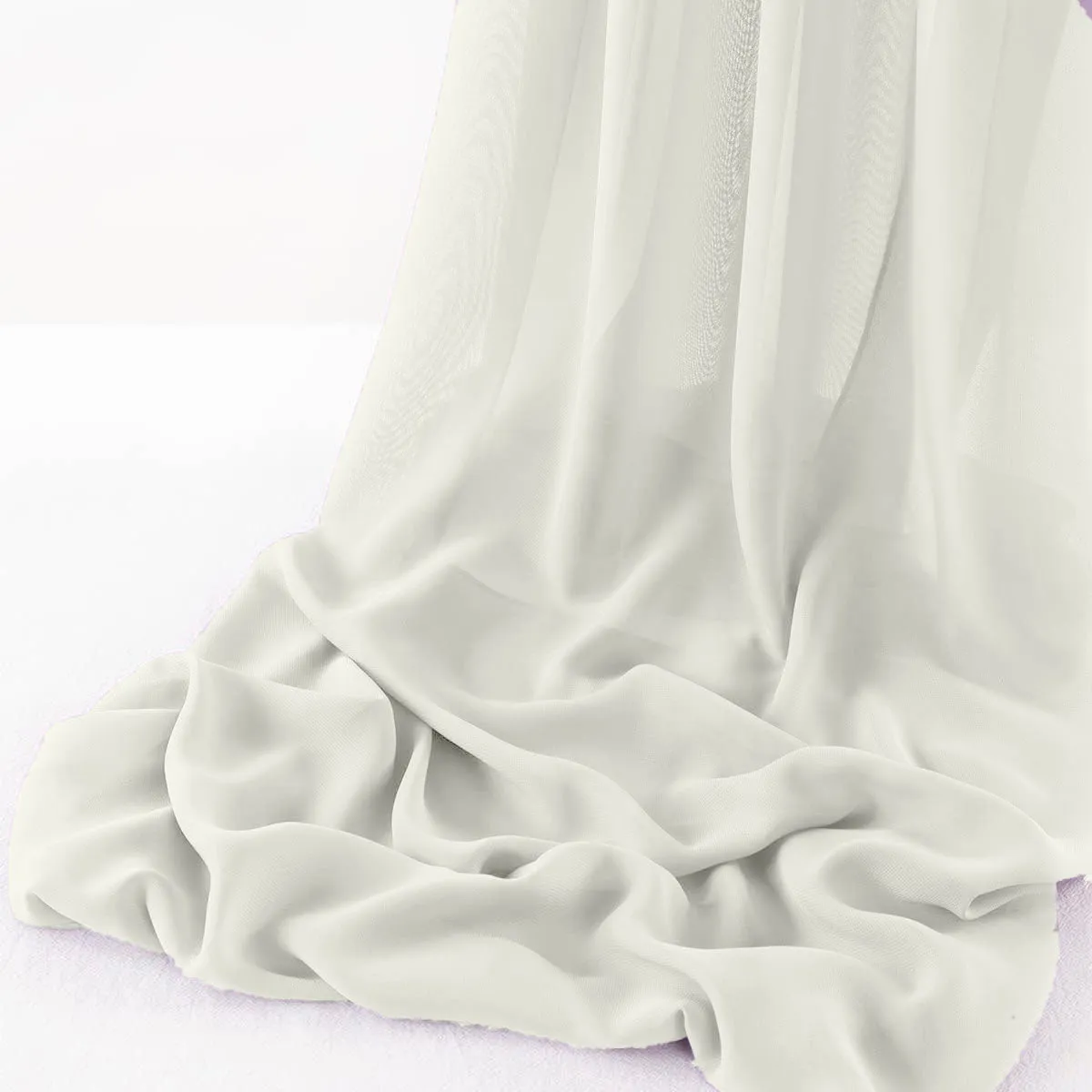 WOOL DOBBY CHIFFON SHEER RUNNER (14" wide x 120" Long)