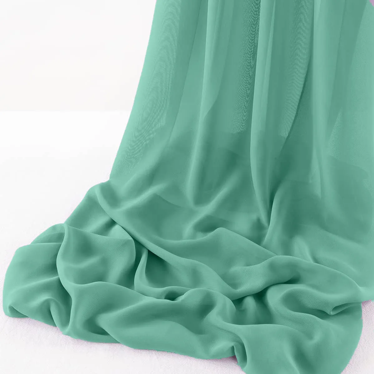 WOOL DOBBY CHIFFON SHEER RUNNER (14" wide x 120" Long)