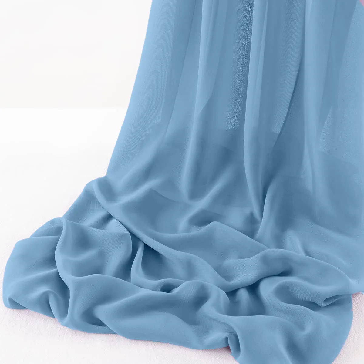 WOOL DOBBY CHIFFON SHEER RUNNER (14" wide x 120" Long)