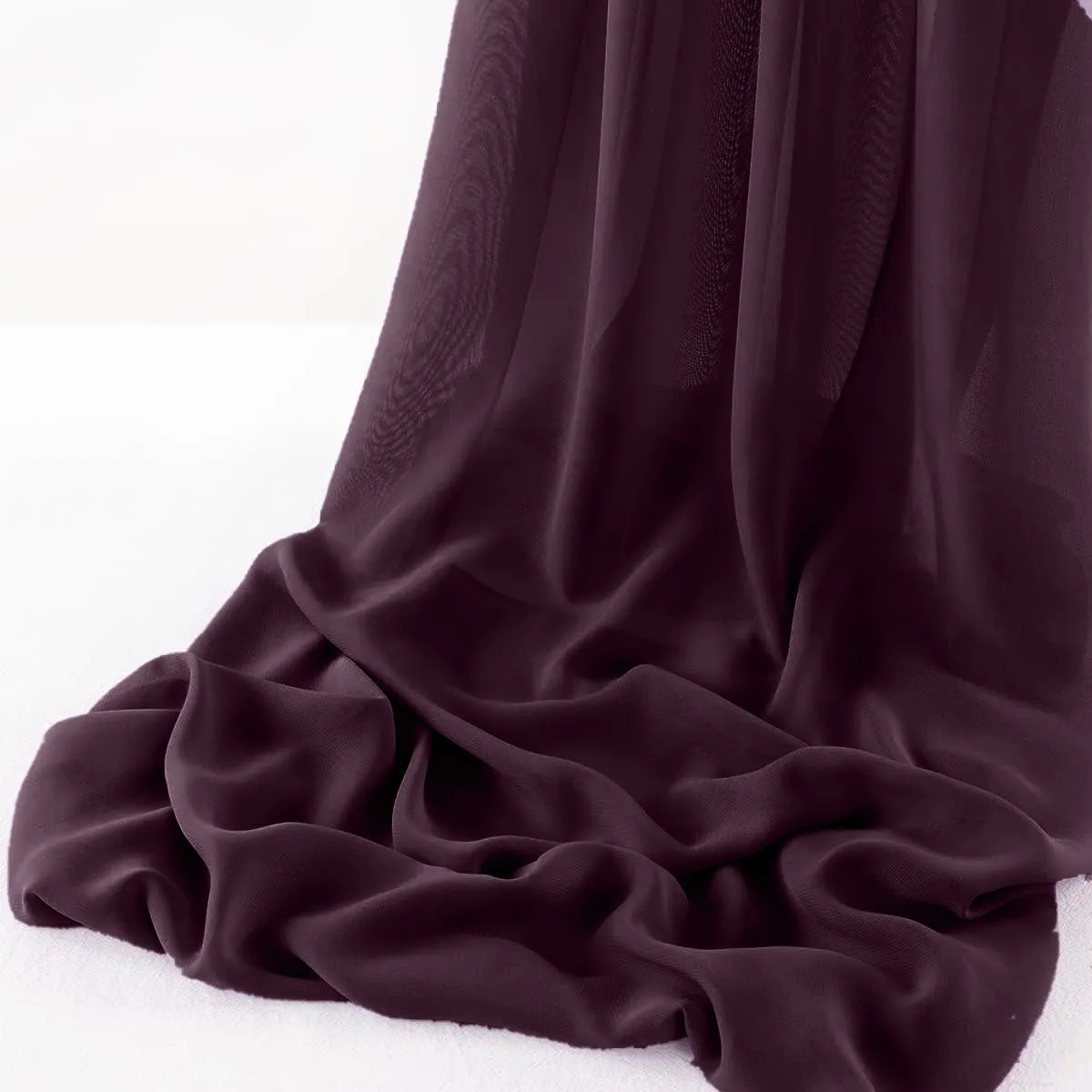 WOOL DOBBY CHIFFON SHEER RUNNER (14" wide x 120" Long)