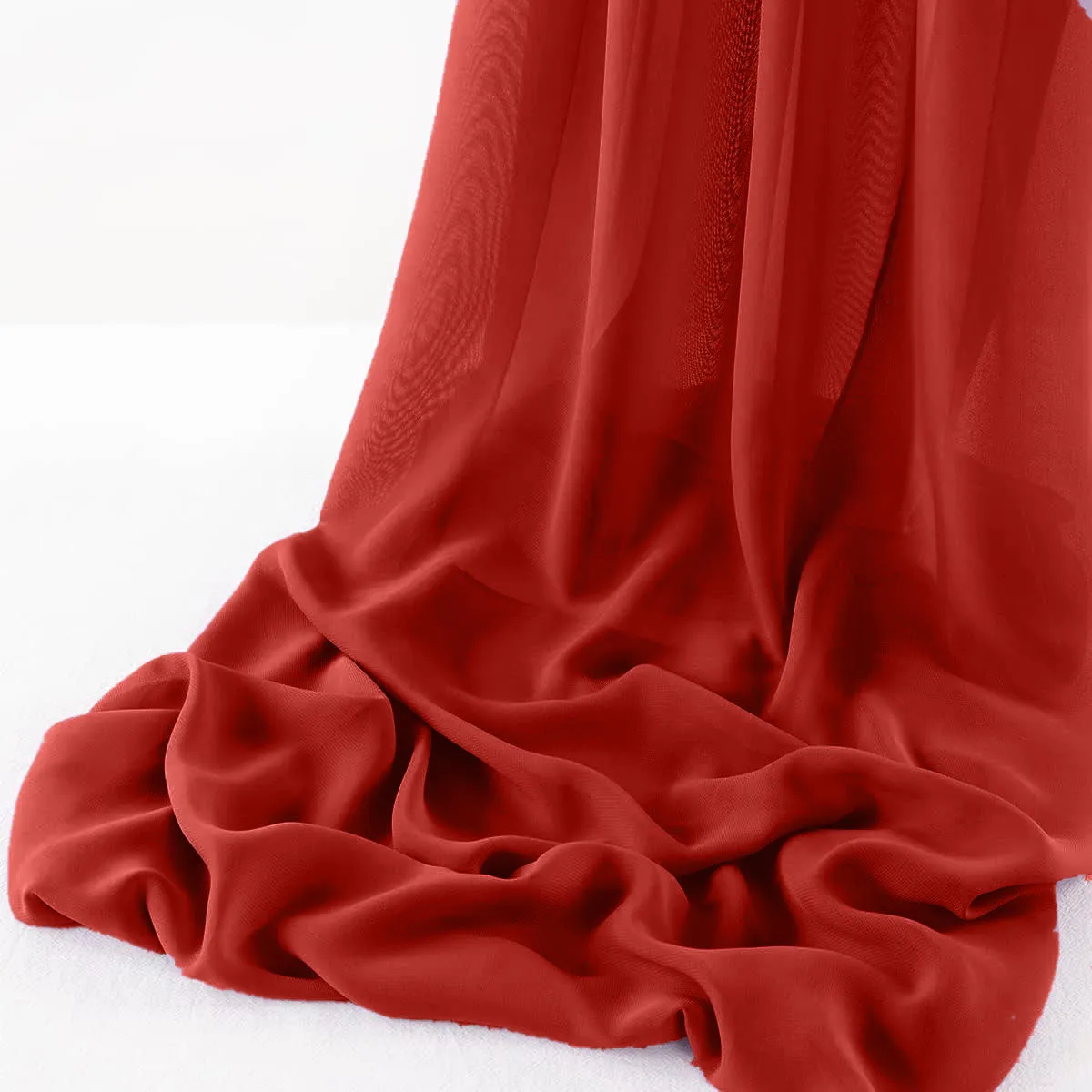 WOOL DOBBY CHIFFON SHEER RUNNER (14" wide x 120" Long)