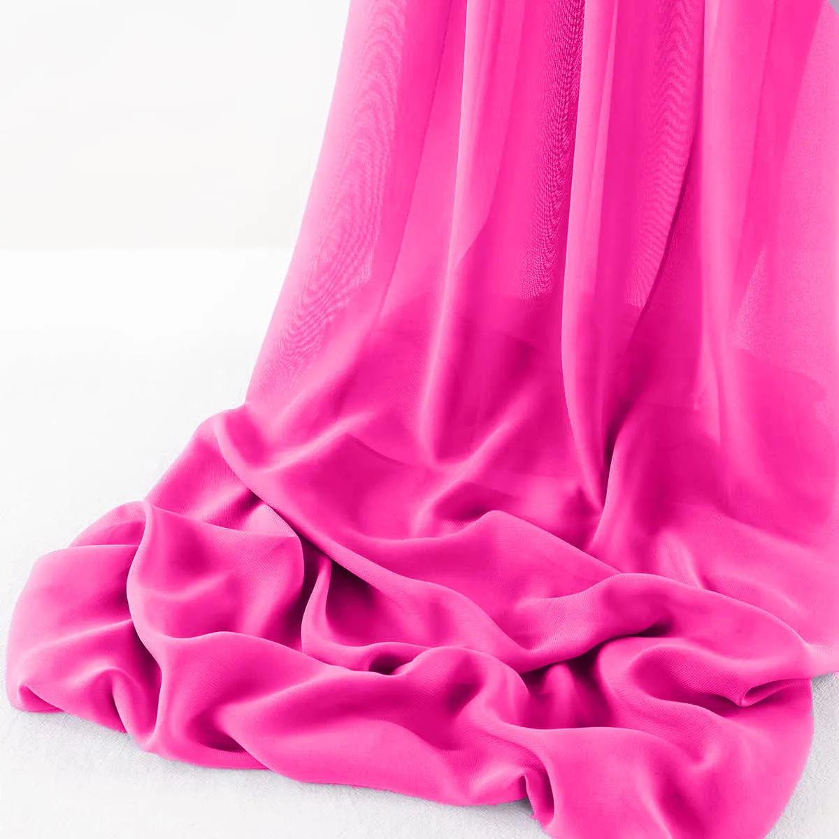 WOOL DOBBY CHIFFON SHEER RUNNER (14" wide x 120" Long)