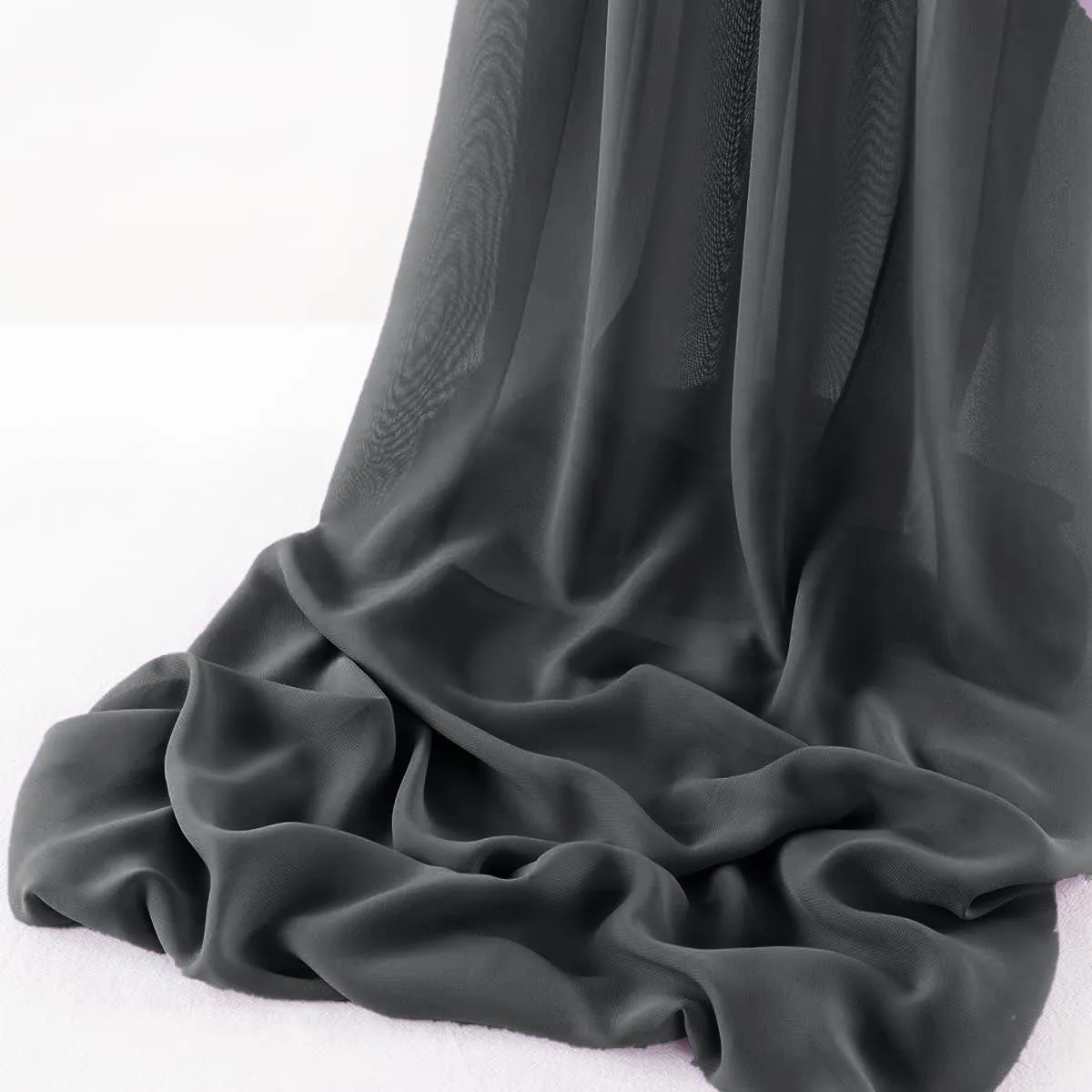WOOL DOBBY CHIFFON SHEER RUNNER (14" wide x 120" Long)
