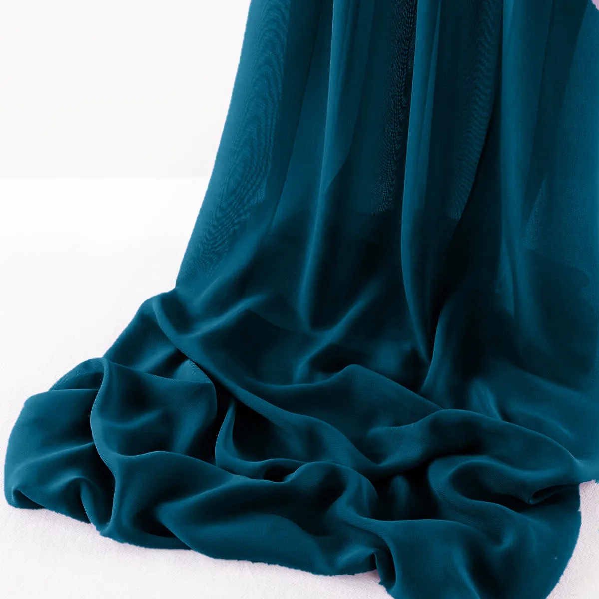 WOOL DOBBY CHIFFON SHEER RUNNER (14" wide x 120" Long)