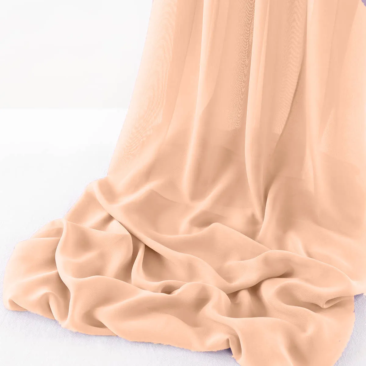 WOOL DOBBY CHIFFON SHEER RUNNER (14" wide x 120" Long)