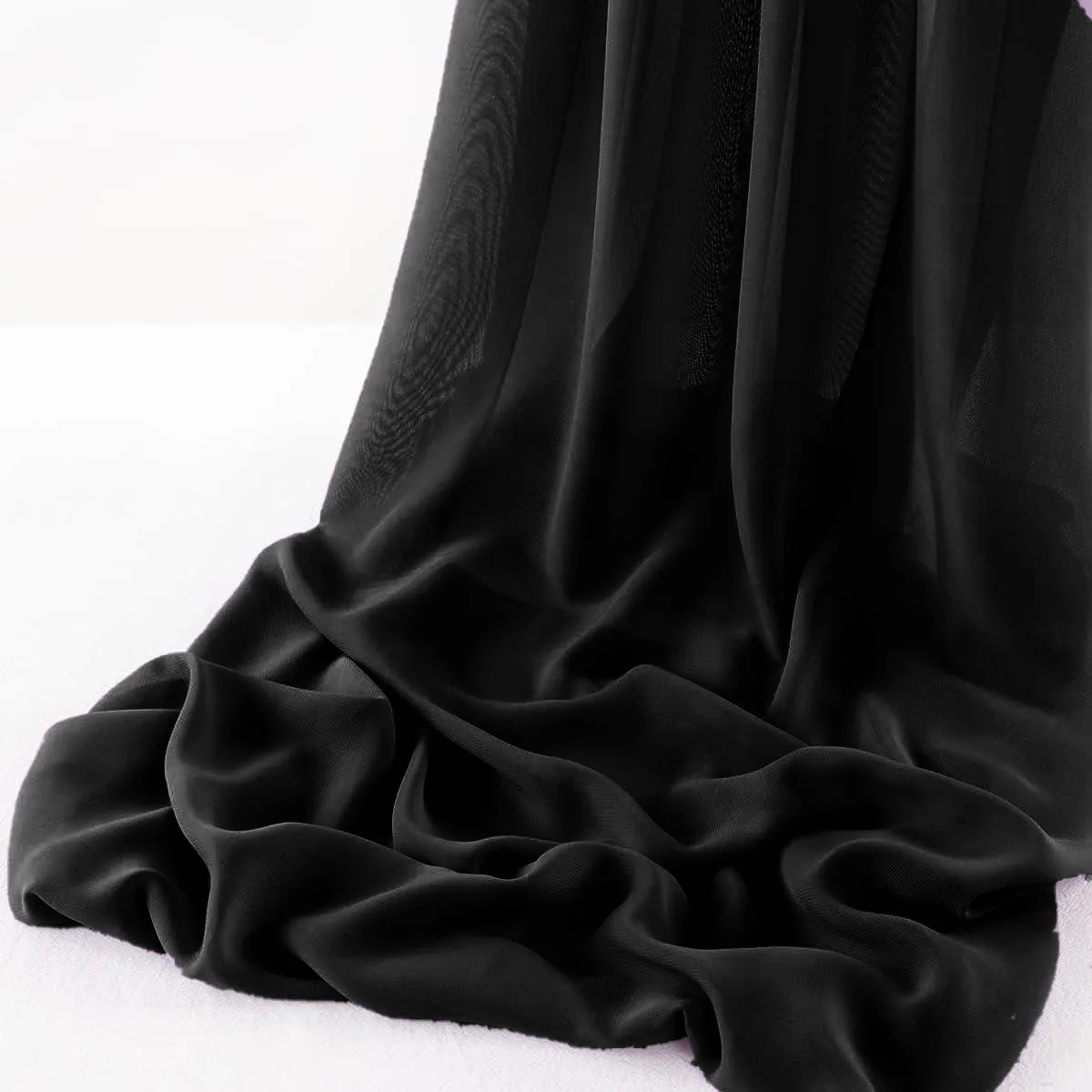 WOOL DOBBY CHIFFON SHEER RUNNER (14" wide x 120" Long)