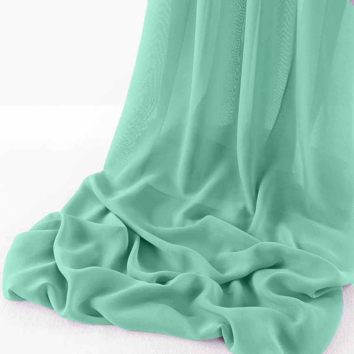 WOOL DOBBY CHIFFON SHEER RUNNER (14" wide x 120" Long)