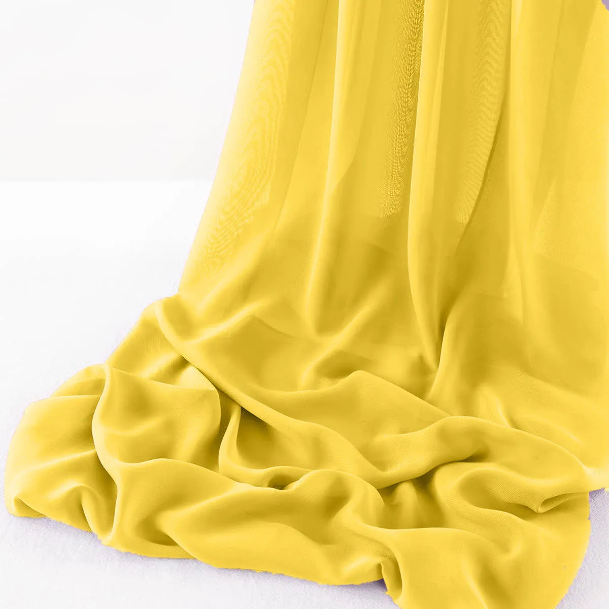WOOL DOBBY CHIFFON SHEER RUNNER (14" wide x 120" Long)