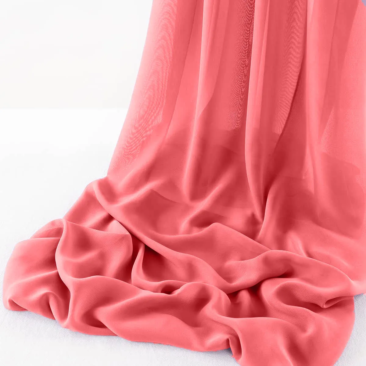 WOOL DOBBY CHIFFON SHEER RUNNER (14" wide x 120" Long)
