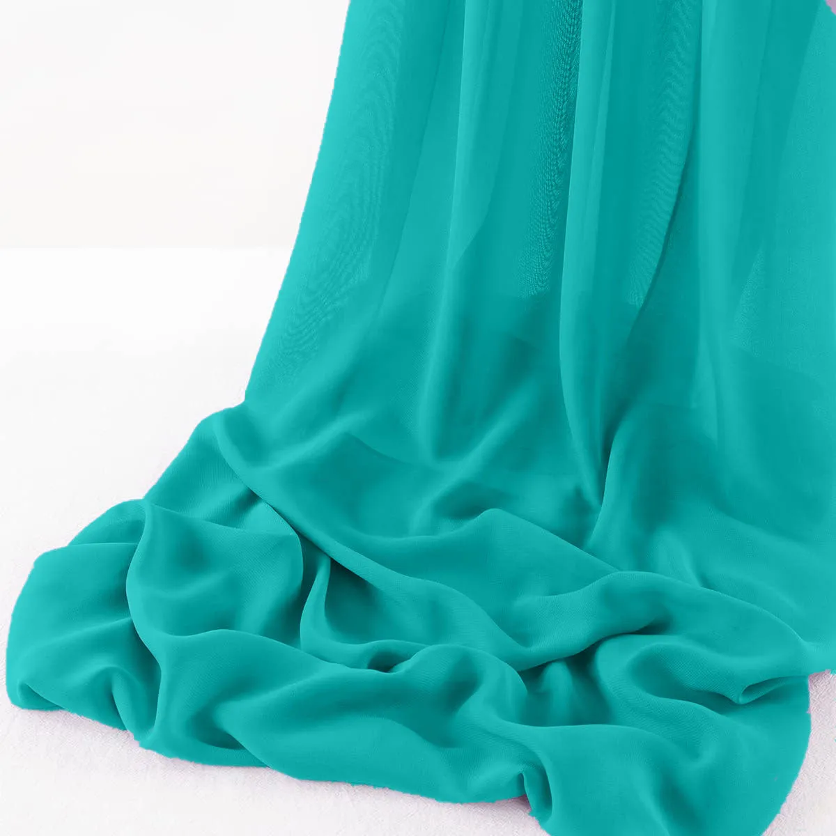 WOOL DOBBY CHIFFON SHEER RUNNER (14" wide x 120" Long)
