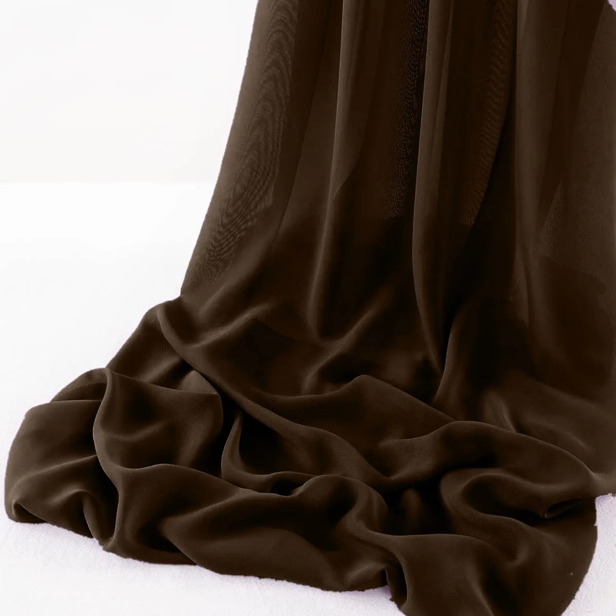 WOOL DOBBY CHIFFON SHEER RUNNER (14" wide x 120" Long)