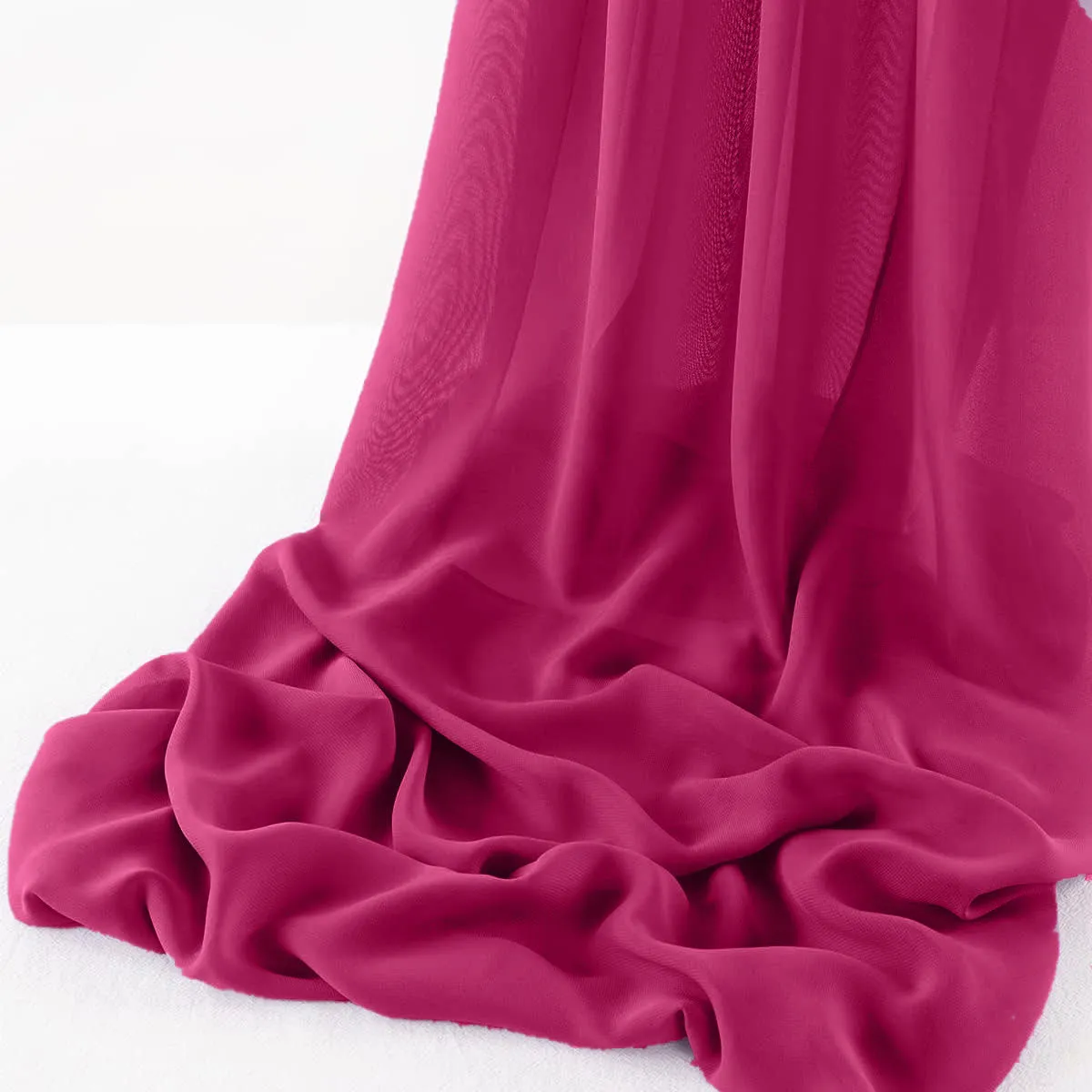 WOOL DOBBY CHIFFON SHEER RUNNER (14" wide x 120" Long)