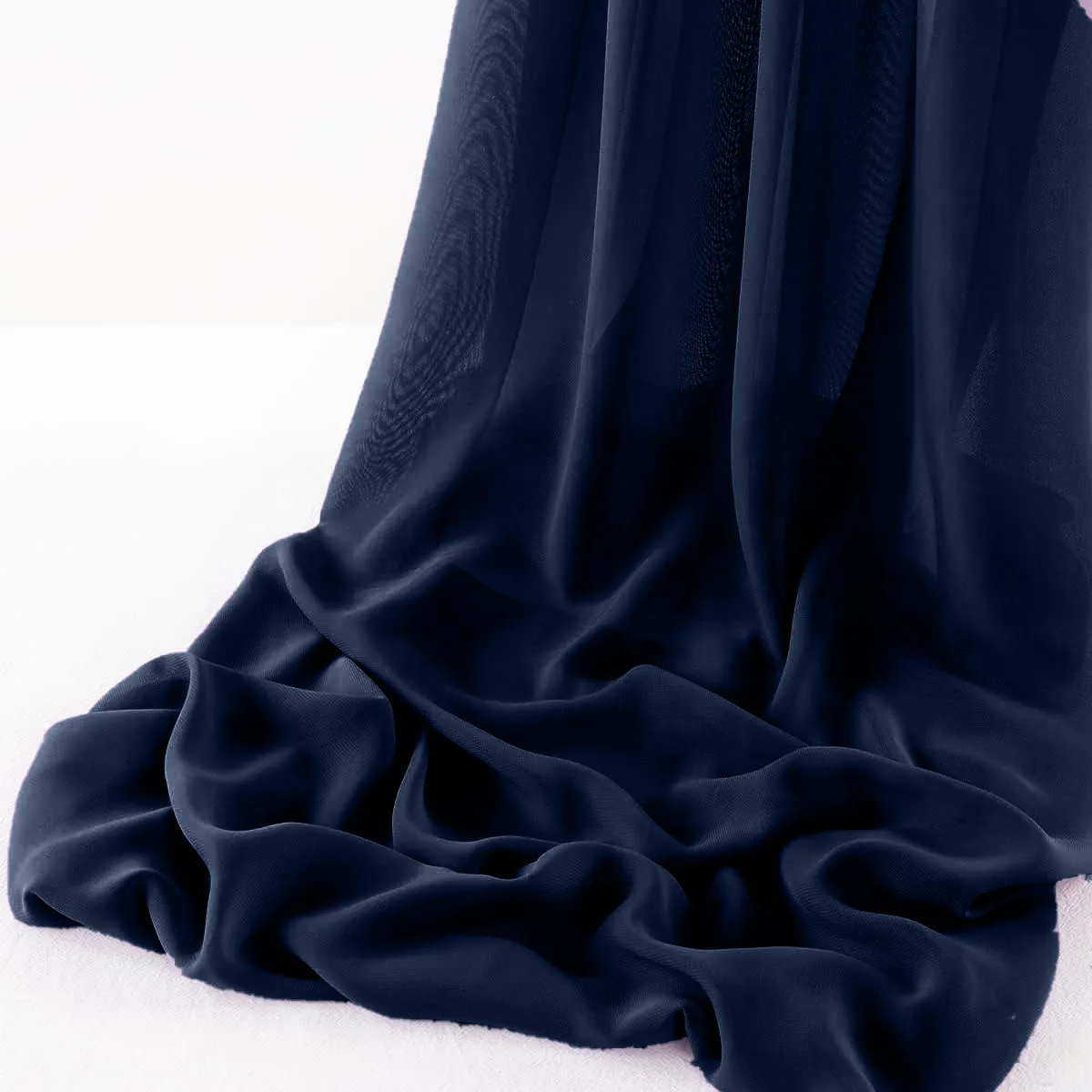 WOOL DOBBY CHIFFON SHEER RUNNER (14" wide x 120" Long)