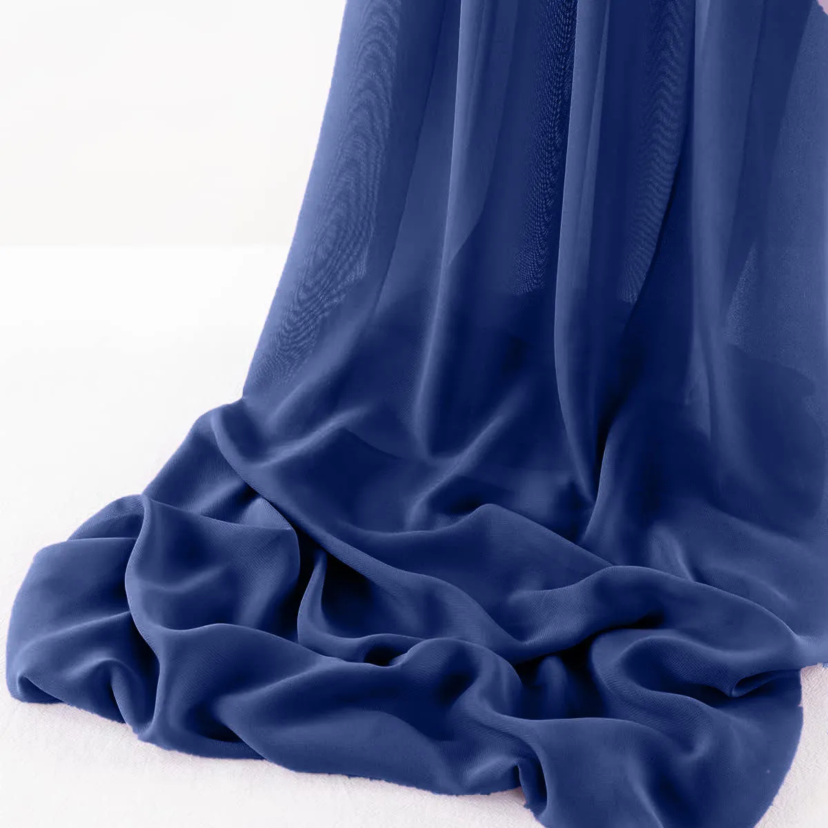 WOOL DOBBY CHIFFON SHEER RUNNER (14" wide x 120" Long)