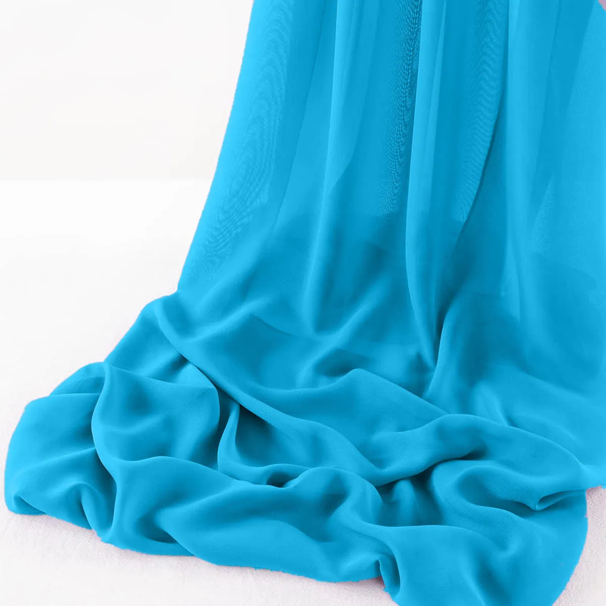 WOOL DOBBY CHIFFON SHEER RUNNER (14" wide x 120" Long)