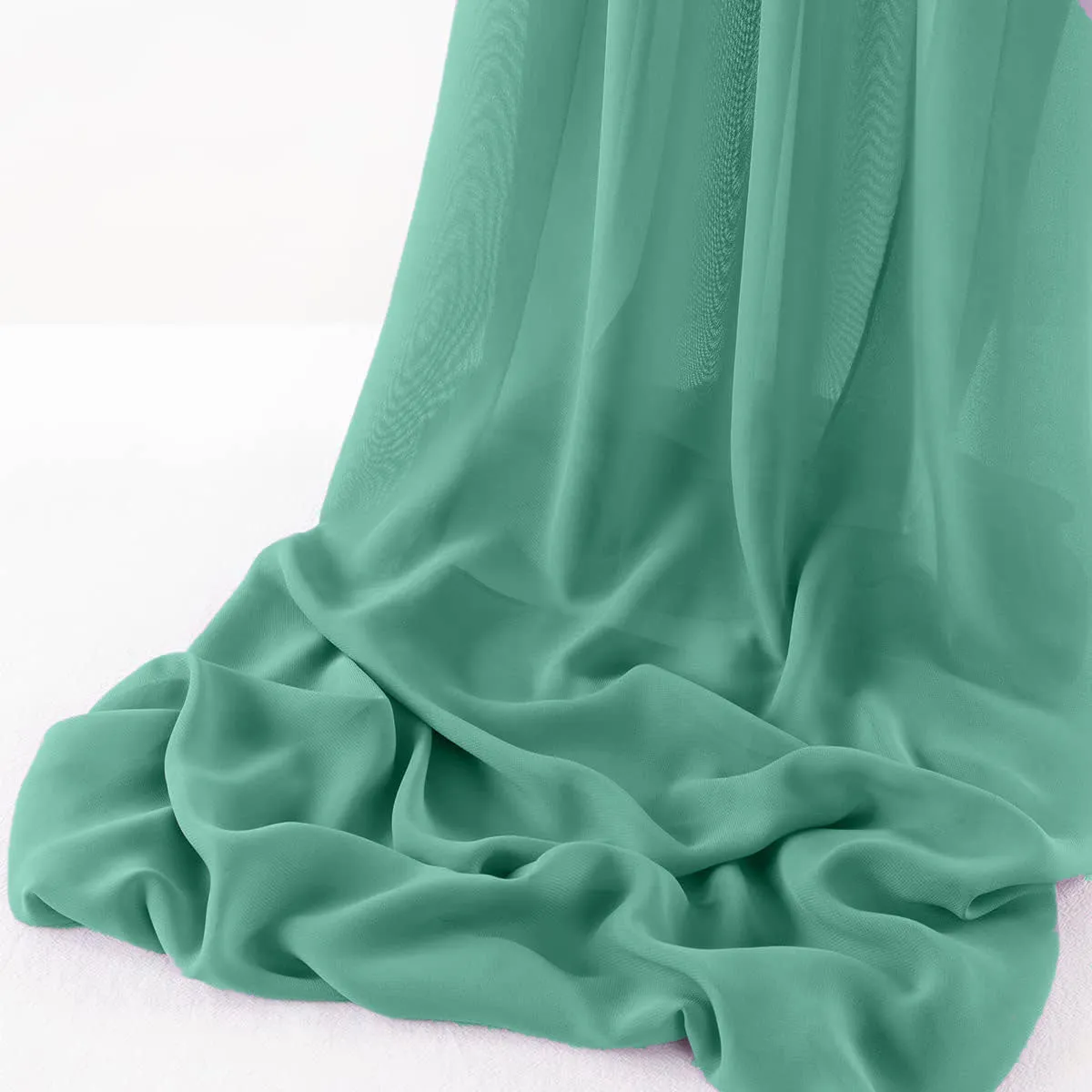 WOOL DOBBY CHIFFON SHEER RUNNER (14" wide x 120" Long)