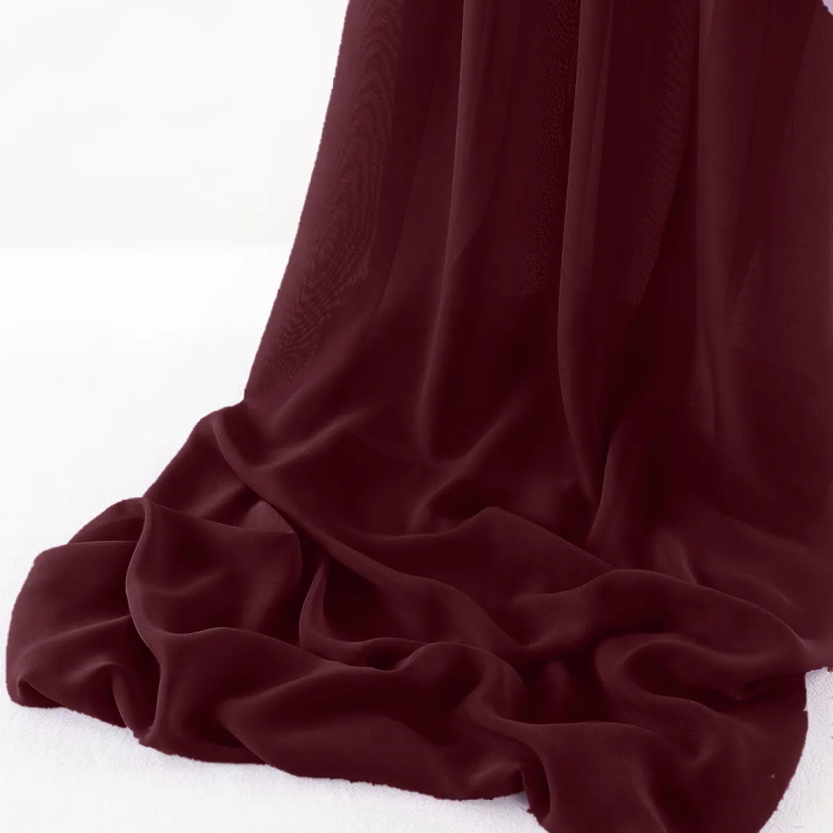 WOOL DOBBY CHIFFON SHEER RUNNER (14" wide x 120" Long)