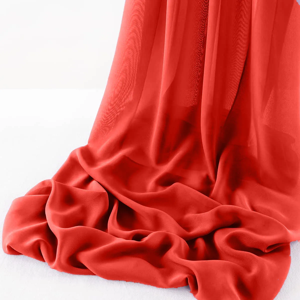 WOOL DOBBY CHIFFON SHEER RUNNER (14" wide x 120" Long)