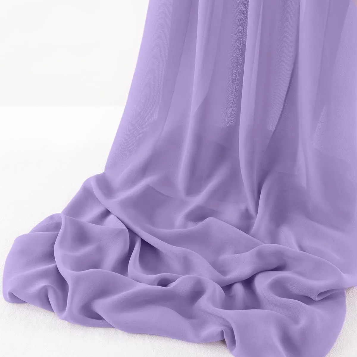 WOOL DOBBY CHIFFON SHEER RUNNER (14" wide x 120" Long)