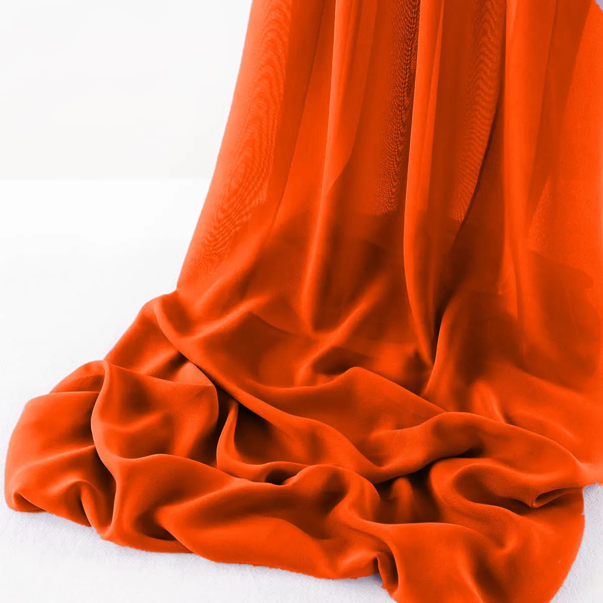 WOOL DOBBY CHIFFON SHEER RUNNER (14" wide x 120" Long)