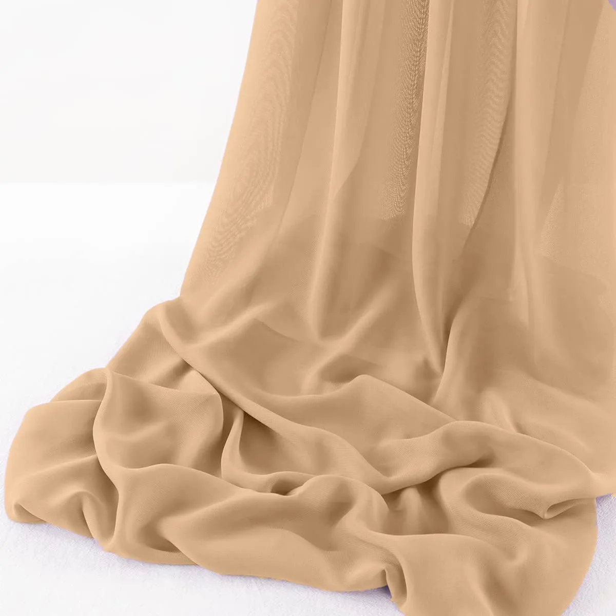WOOL DOBBY CHIFFON SHEER RUNNER (14" wide x 120" Long)