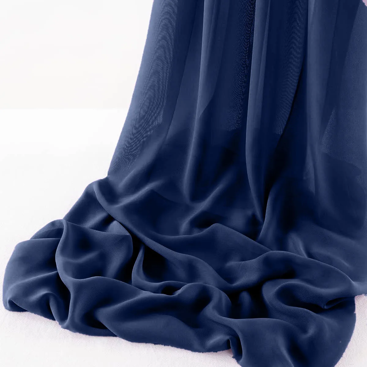 WOOL DOBBY CHIFFON SHEER RUNNER (14" wide x 120" Long)