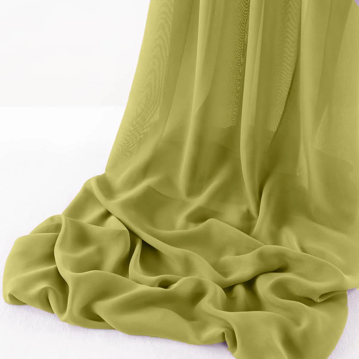 WOOL DOBBY CHIFFON SHEER RUNNER (14" wide x 120" Long)