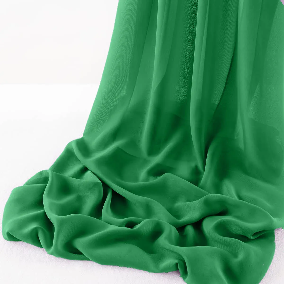 WOOL DOBBY CHIFFON SHEER RUNNER (14" wide x 120" Long)