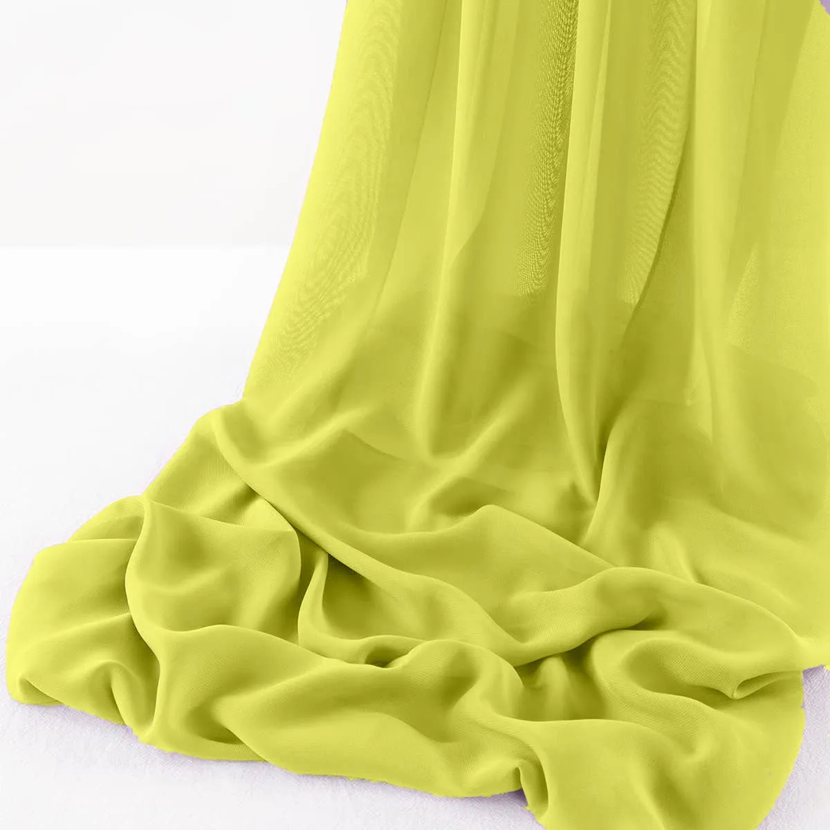 WOOL DOBBY CHIFFON SHEER RUNNER (14" wide x 120" Long)