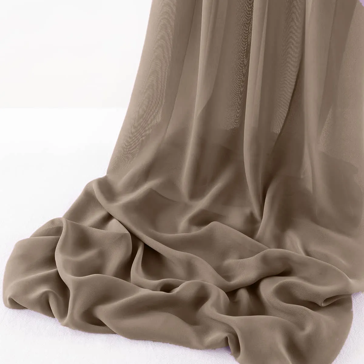 WOOL DOBBY CHIFFON SHEER RUNNER (14" wide x 120" Long)