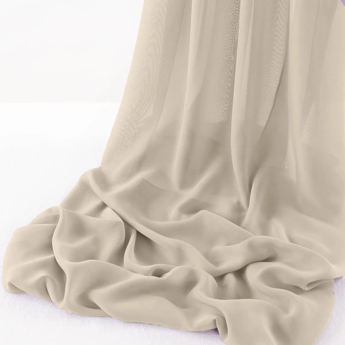 WOOL DOBBY CHIFFON SHEER RUNNER (14" wide x 120" Long)
