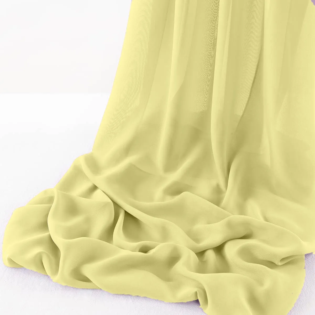 WOOL DOBBY CHIFFON SHEER RUNNER (14" wide x 120" Long)