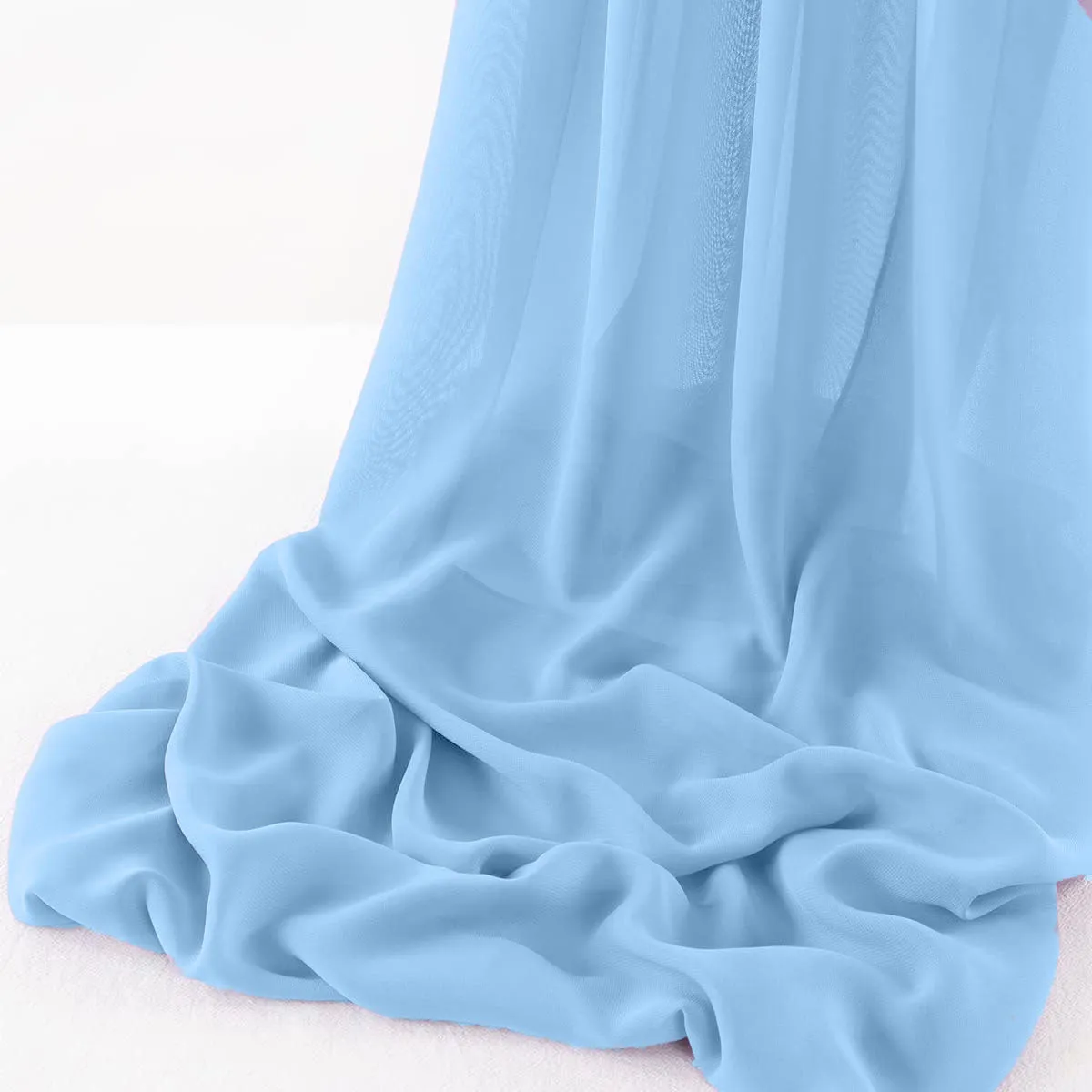 WOOL DOBBY CHIFFON SHEER RUNNER (14" wide x 180" Long)