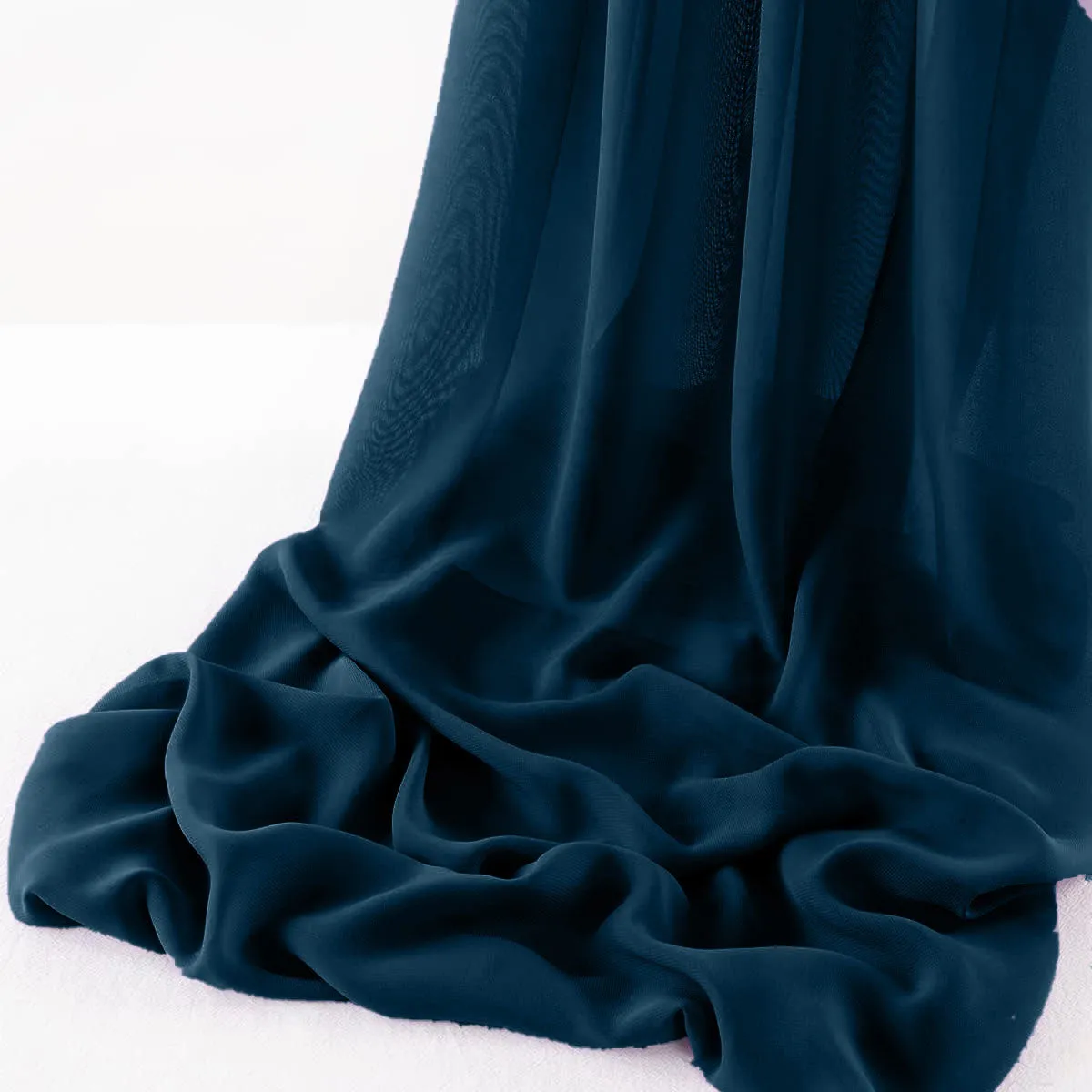WOOL DOBBY CHIFFON SHEER RUNNER (14" wide x 180" Long)