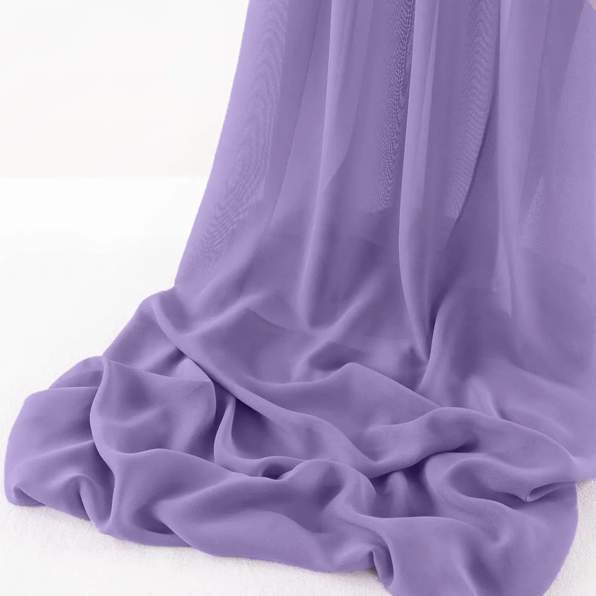 WOOL DOBBY CHIFFON SHEER RUNNER (14" wide x 180" Long)