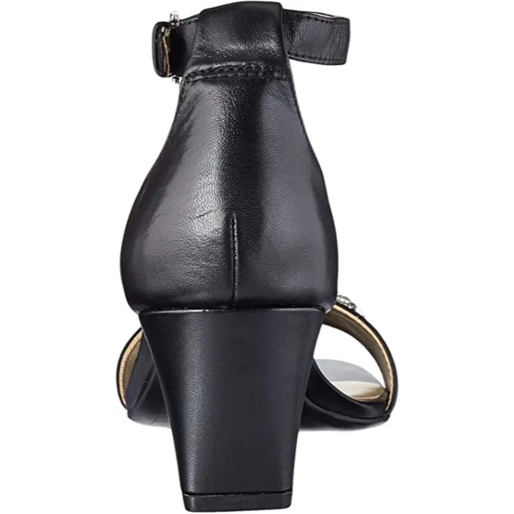 Zenia Black Naturalizer Wedge Sandals